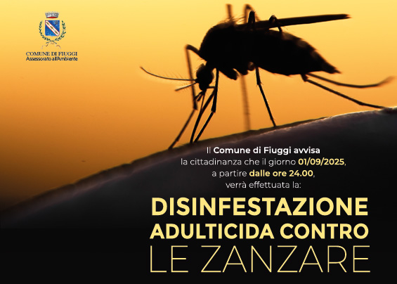 disinfestazione zanzare 2025 Fiuggi